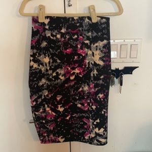 Aqua Stretchy Pencil Skirt